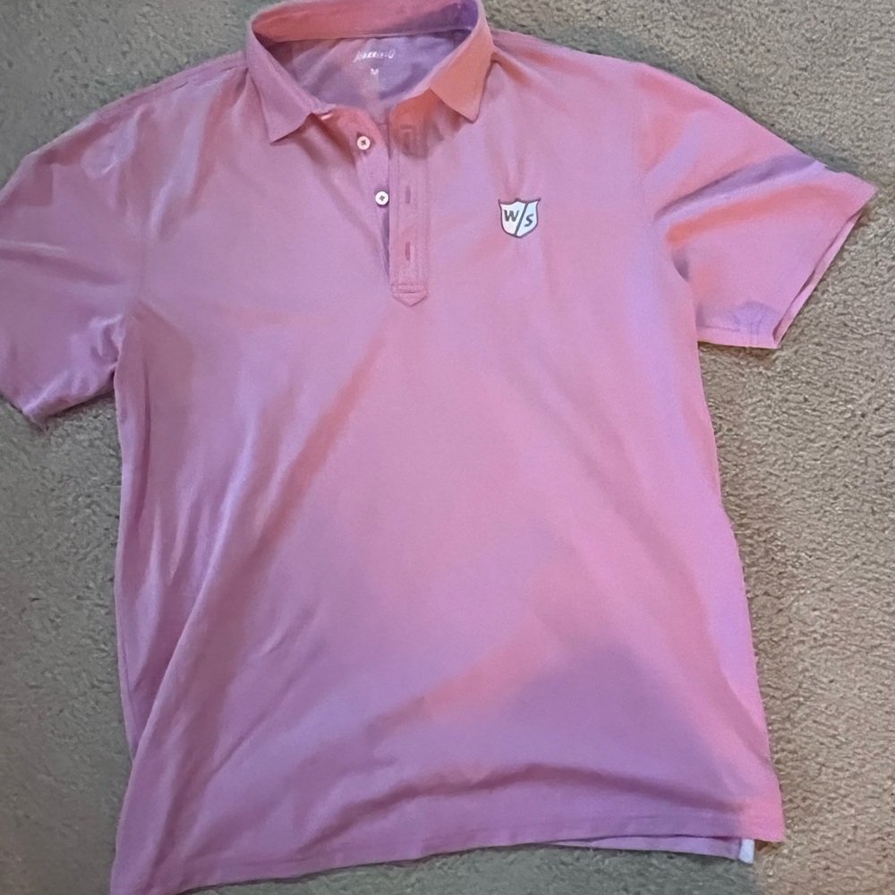 johnnie-O Light Pink Polo Shirt